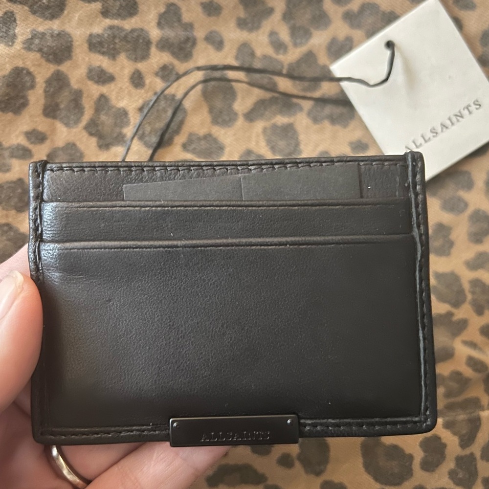 All Saints Dove men's card holder